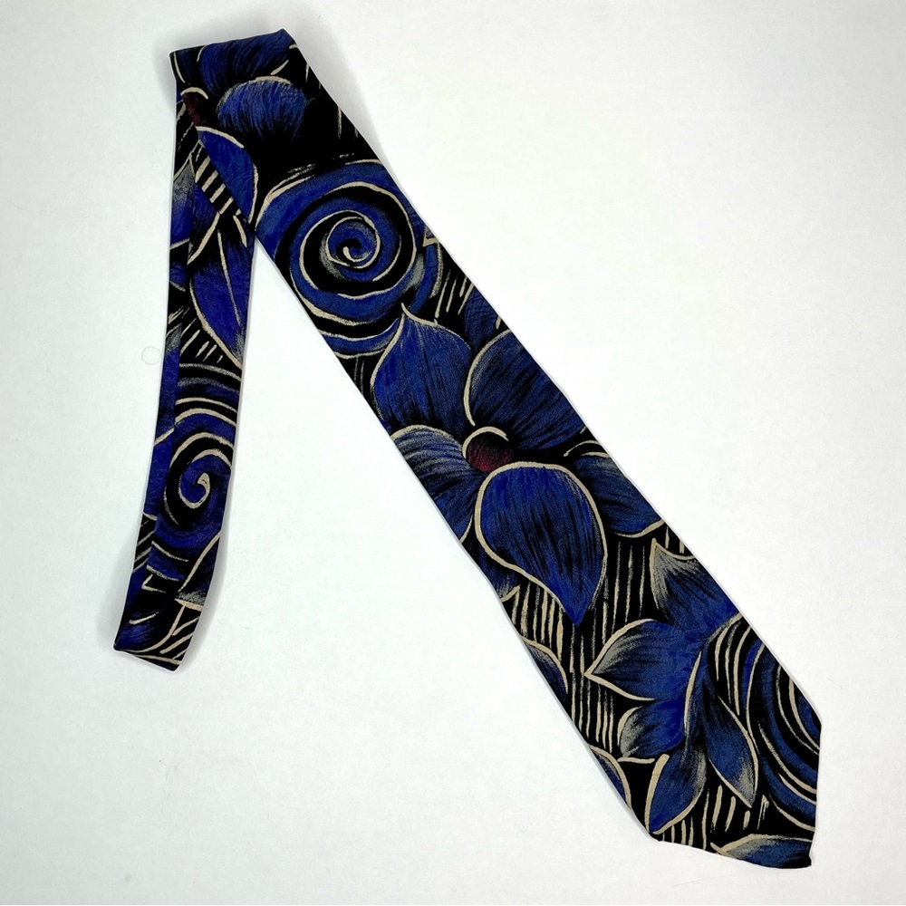 Vintage Pour Monsoeur 100% Silk Tie